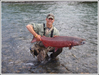 Fly Fishing Guides Flies Fishermen Gear Big King Salmon 11-2011